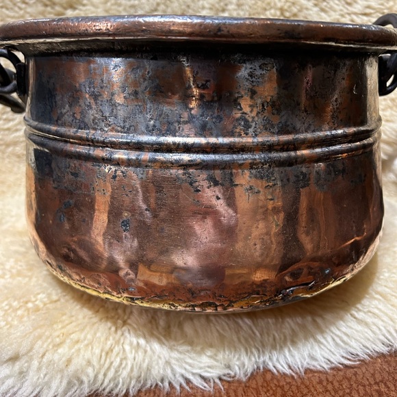 Copper caldron pot - Picture 6 of 10